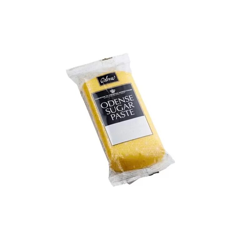 Geltonos spalvos cukrinė masė "Odense" 250g