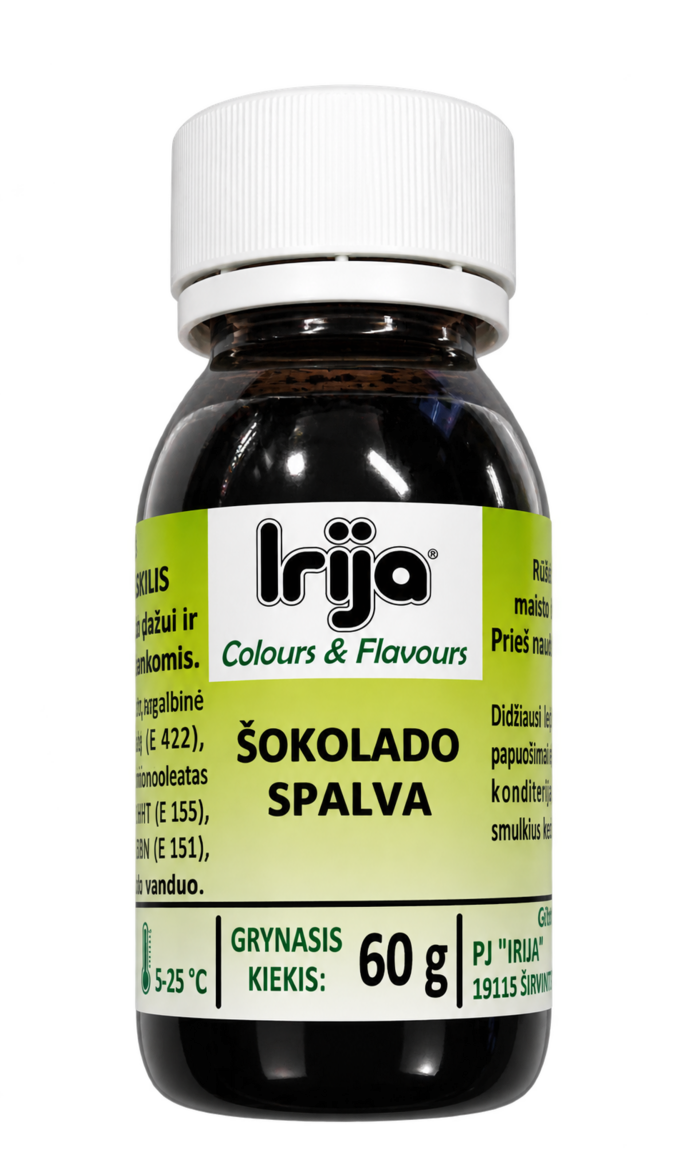 Šokolado spalvos maisto dažiklis 60 g.