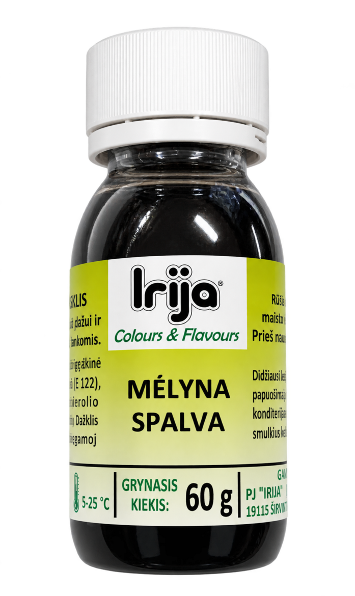 Mėlynos spalvos maisto dažiklis 60 g.