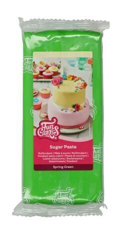 Pavasario žalios spalvos cukraus masė FC 250g.