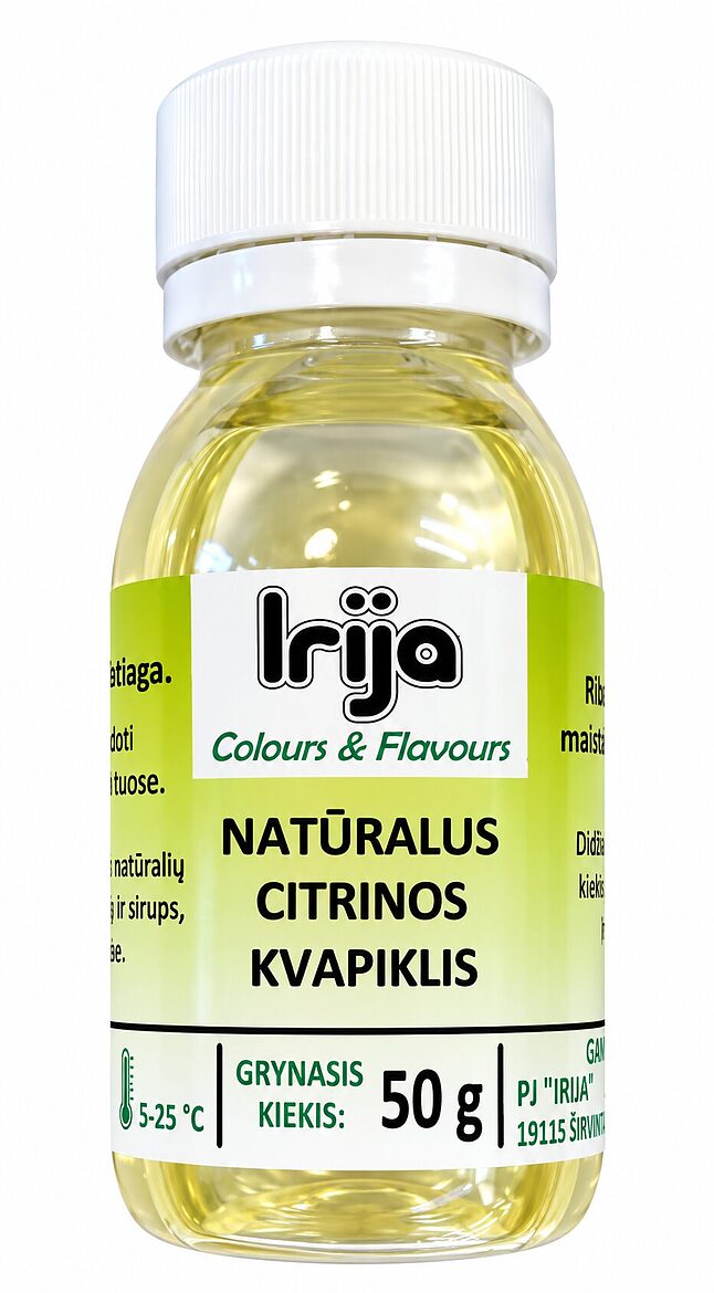 Natūralus  citrinos  kvapioji medžiaga 60g.