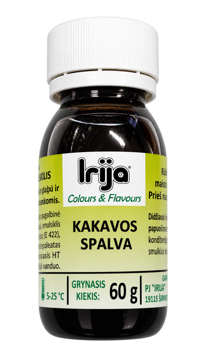 Kakavos spalvos maisto dažiklis 60 g.