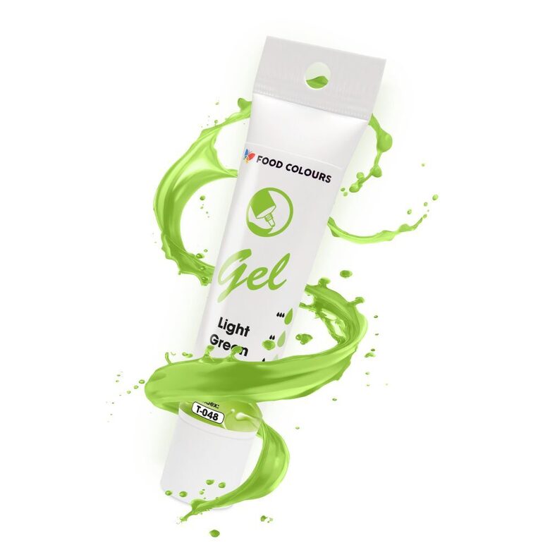 Šviesiai žalia -  ( Light Green ) spalvos geliniai dažai - Food Colours  30g