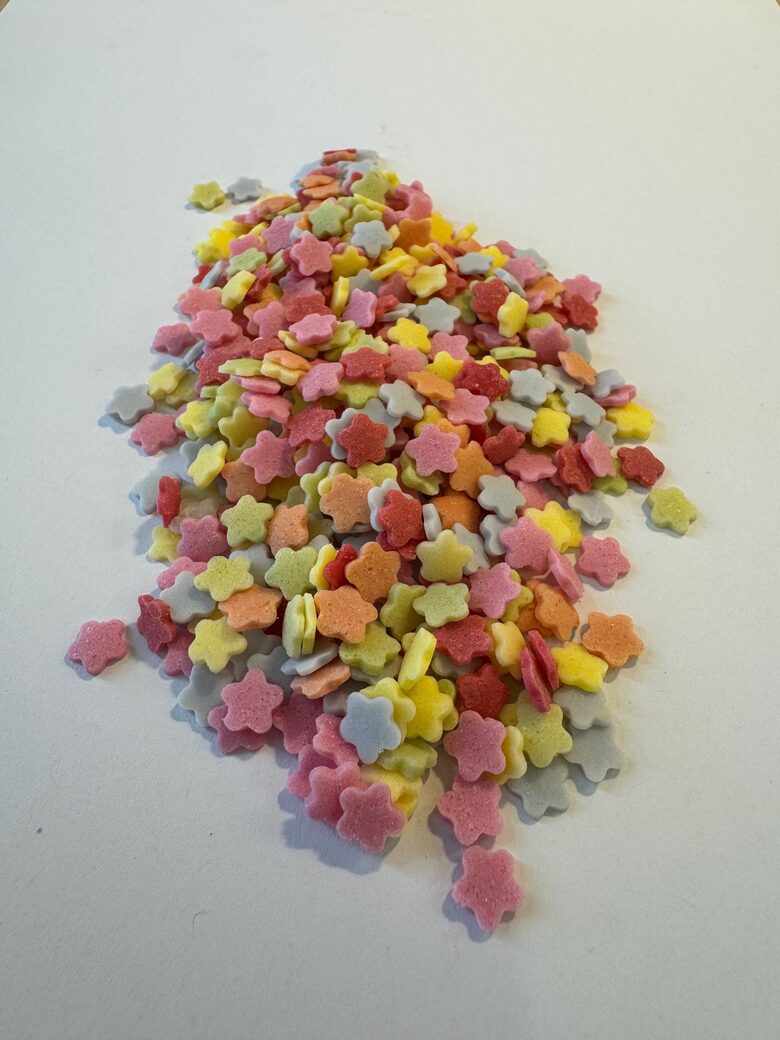 Cukriniai papuošimai - gėlytės 30g.