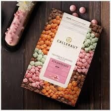 Braškių skonio šokoladas "Strawberry" Callebaut, 250g