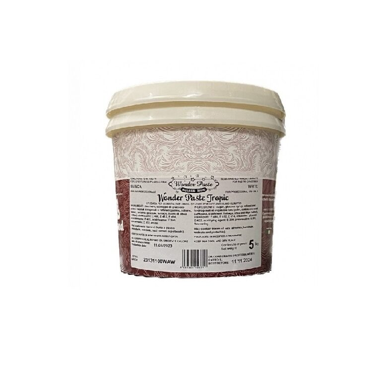 Cukraus masė dengimui Balta - Wonder pasta TROPIC 5kg 
