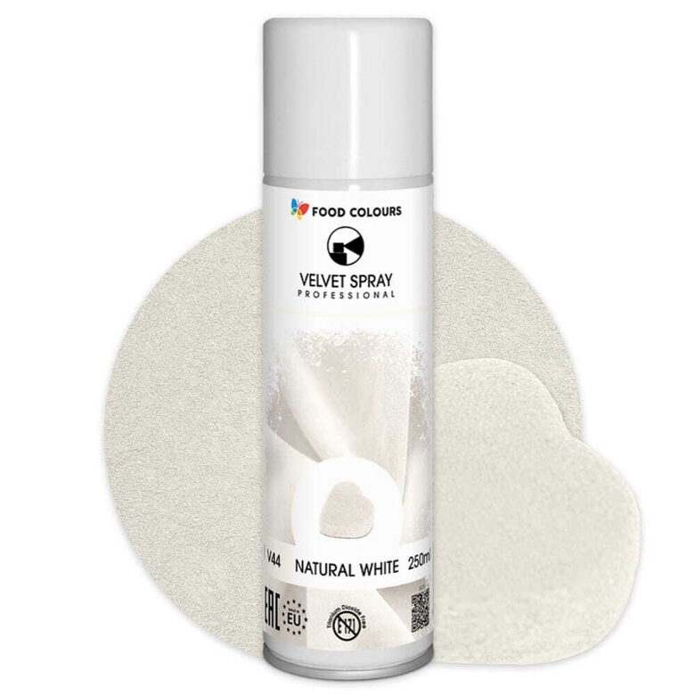 Natūrali baltos spalvos aerozolis Velvet Spray ( 250ml