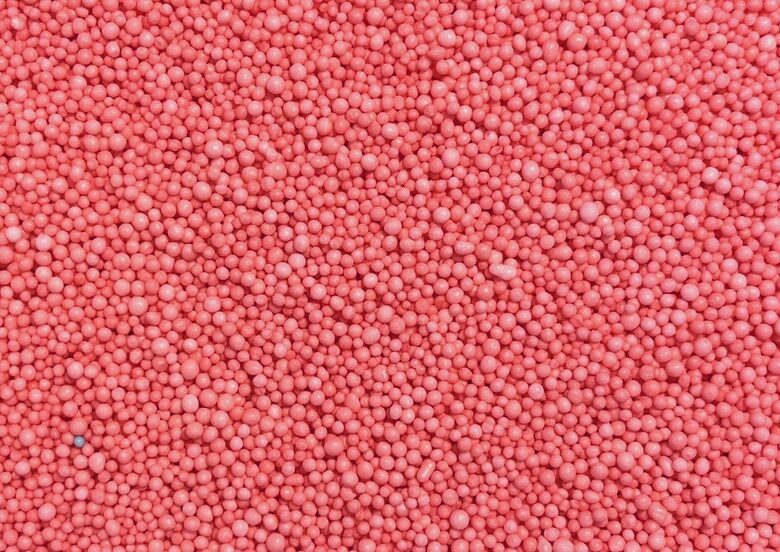 Cukriniai papuošimai - Light pink mini pearls  2mm  30g