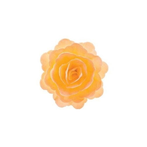 Vaflinė rožė - Gelsvai oranžinė 5,5 cm