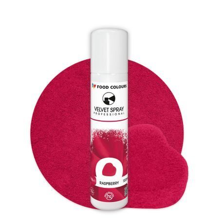 Aviečių spalvos purškiamas velvetas - 100 ml.