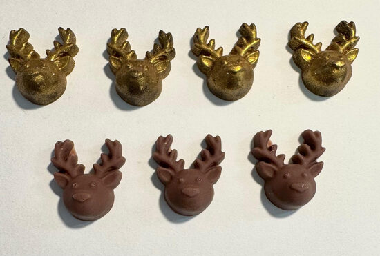 Šokoladinis papuošimas - Briedžiuko galva