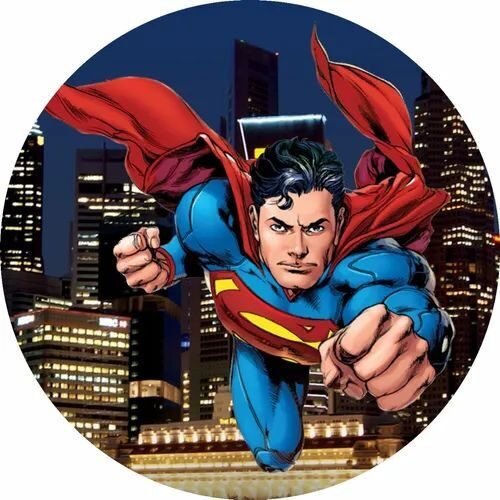 Supermenas 4  apvalus D18