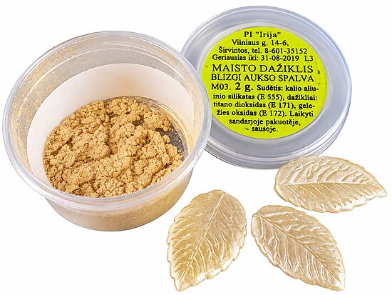  Kondurinas – blizgi aukso spalva (Irija) 2 g.