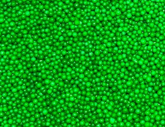 Cukriniai papuošimai - Dark green pearls  2mm  30g