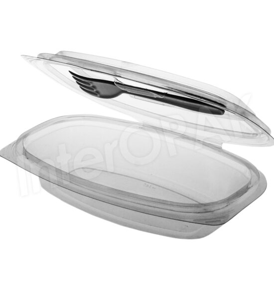 250 ml talpos indas su balta šakute  