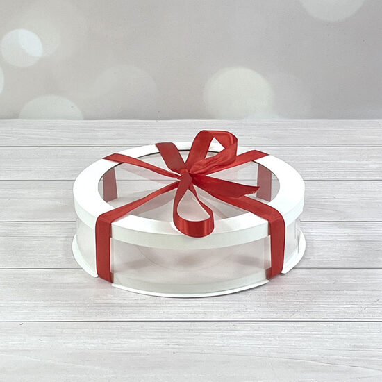 Skaidri dėžutė 25x6 Balta Tubus