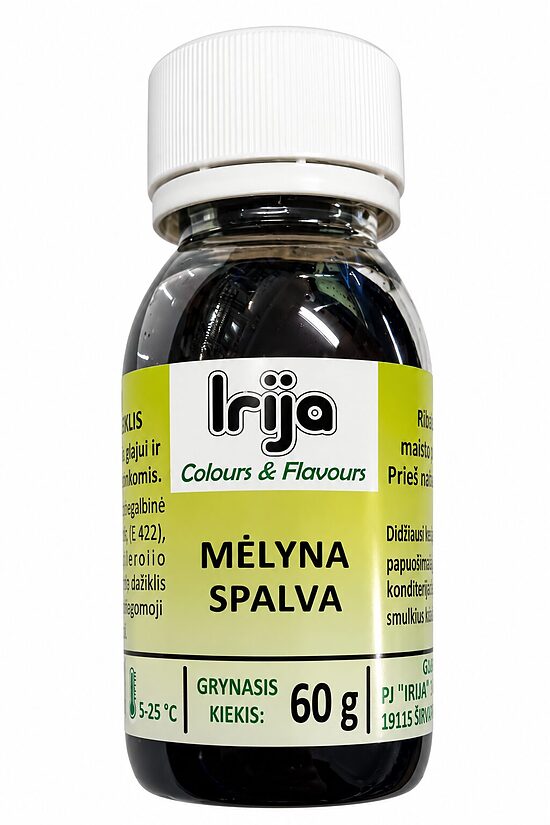 Mėlynos spalvos maisto dažiklis šokoladui 60 g.