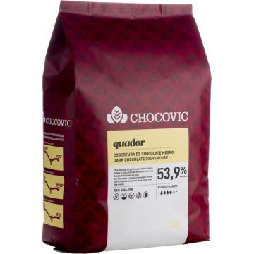 Juodas šokoladas - CHOCOVIC 53,9% - 500g.