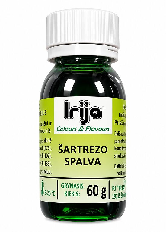 Šartrezo spalvos maisto dažiklis 60 g.