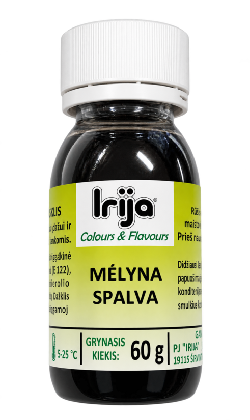 Mėlynos spalvos maisto dažiklis 60 g.