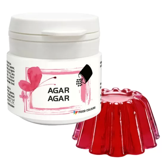 Agar agar - 20 g. 850 g/cm  ( Food colours )