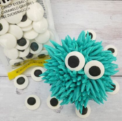 Valgomos cukrinės  akytės  2cm -5vnt