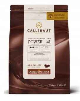 CALLEBAUT Pieninis šokoladas 40,7% - 500g.