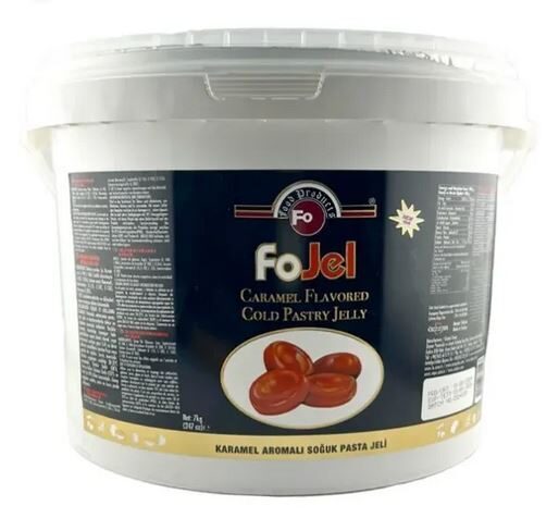 Karamelės skonio šalto paruošimo želė 500g.