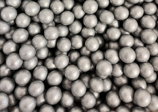 Cukriniai papuošimai -“ Sidabriniai matinės spalvos perlai ”, 10mm 30g