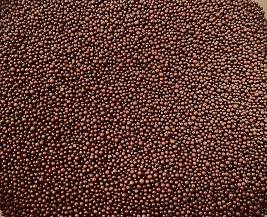 Cukriniai papuošimai - Tamsiai bordo spalvos 2mm 30g.