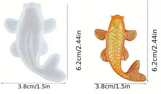 Silikoninė žuvytės forma 6cm