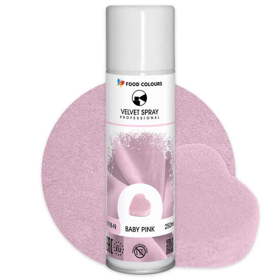 Šviesiai rožinis purškiamas velvetas - 250 ml.