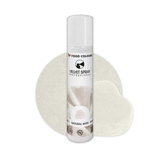 Natūrali baltos spalvos aerozolis Velvet Spray ( 100ml