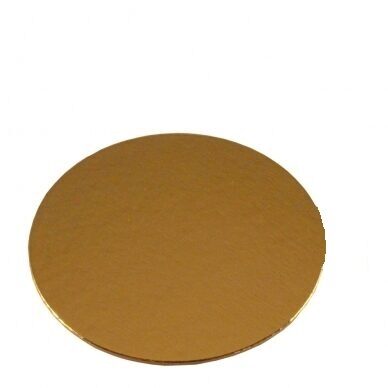 Aukso spalvos kartoninis padėkliukas Ø8 cm.