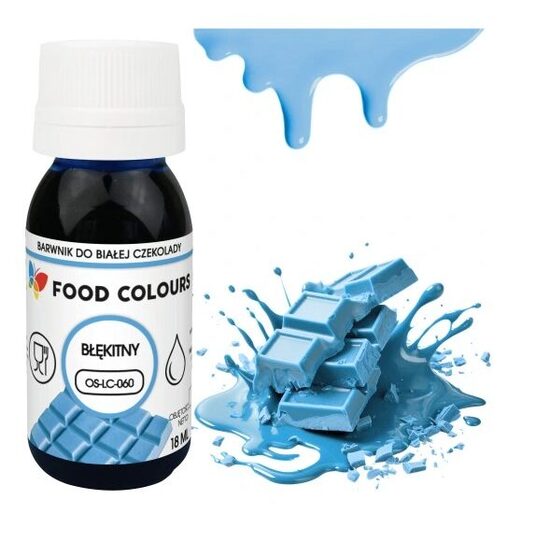  Dažai  šokoladui ( Šviesiai mėlyna ) 18 ml (  Food colour )