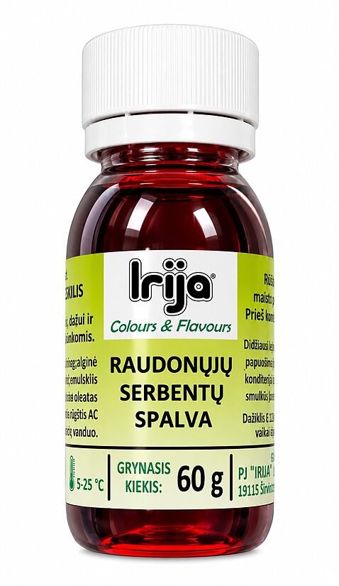 Raudonųjų serbentų maisto dažiklis 60 g.