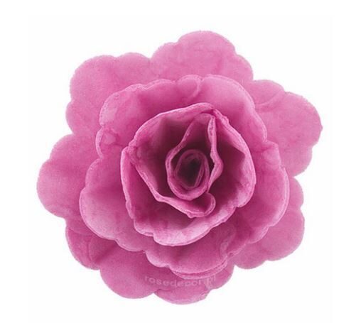 Violetinė vaflinė rožė 5,5 cm.