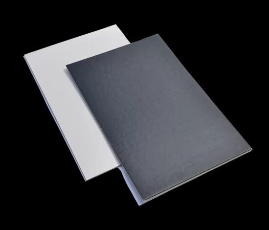 Kartoninis padėklas 35×45 cm, juoda/balta spalvų