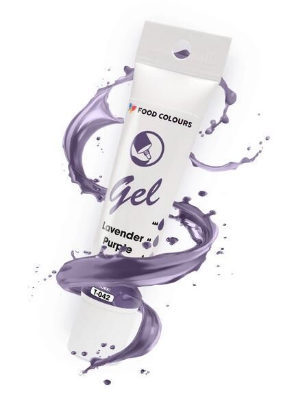 Levandų violetinė - spalvos geliniai dažai - Food Colours  30g