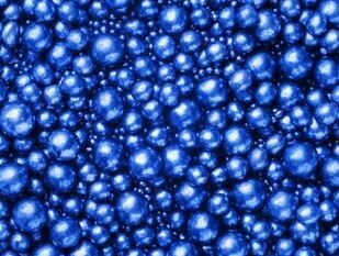 Cukriniai papuošimai -  Metallic Dark Blue, 3, 5, 7, 10mm,  30g.