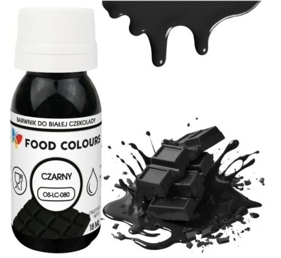 Food colours - Dažai šokoladui ( Juoda ) 18ml.