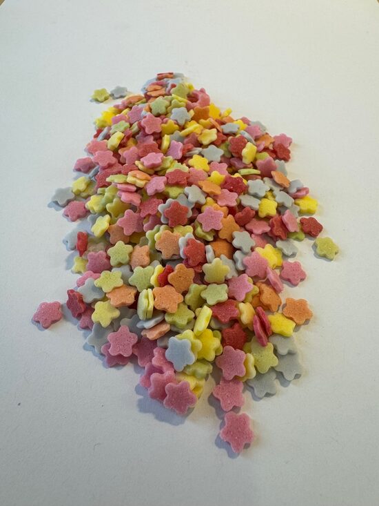 Cukriniai papuošimai - gėlytės 30g.