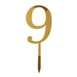 Plastikinis įsmeigiamas skaičius 9