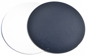 Padėklas Ø32 cm, juoda/balta spalvų