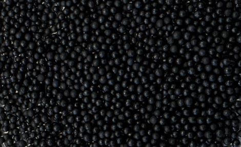 Cukrinių papuošimų  - Juoda nonparelė 2mm  30 g.