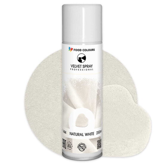 Natūrali baltos spalvos aerozolis Velvet Spray ( 250ml