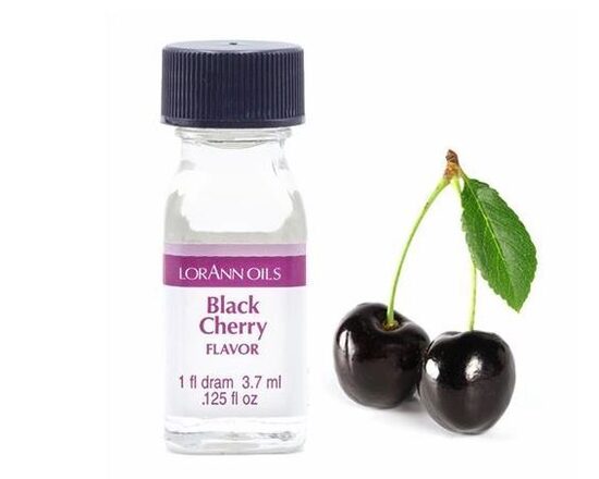 " NAUJIENA " LorAnn konditeriniai aliejai - Juodųjų vyšnių ( Black-cherry ) - 3.7ml