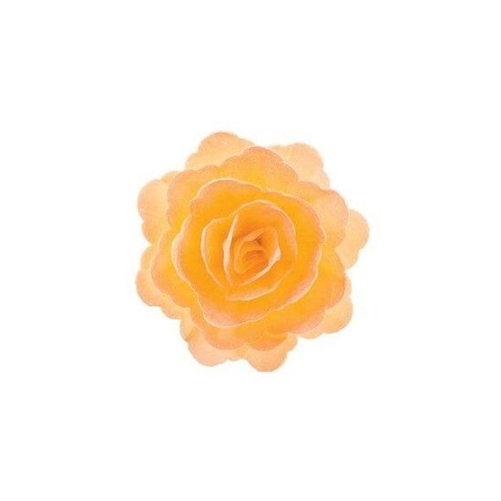 Vaflinė rožė - Gelsvai oranžinė 5,5 cm