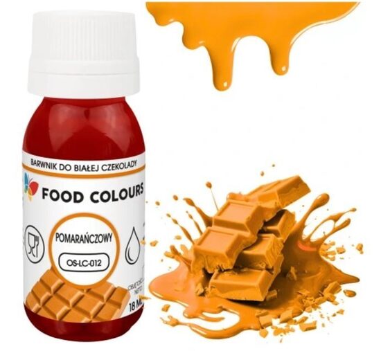 Food colours dažai šokoladui ( Oranžinė ) 18ml