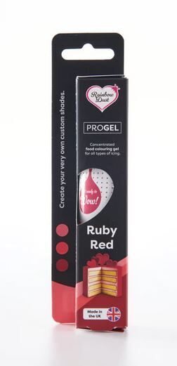 ProGel  ( Ruby ) rubino spalva 25 g.